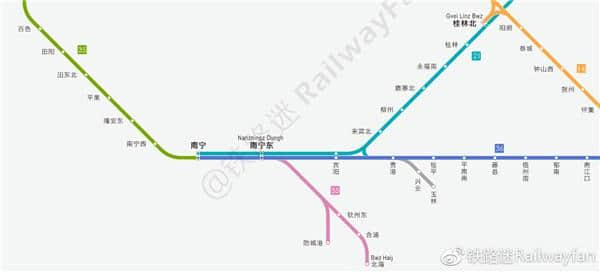 牛人自制最新版全国高铁路线图，一图在手，想走就走