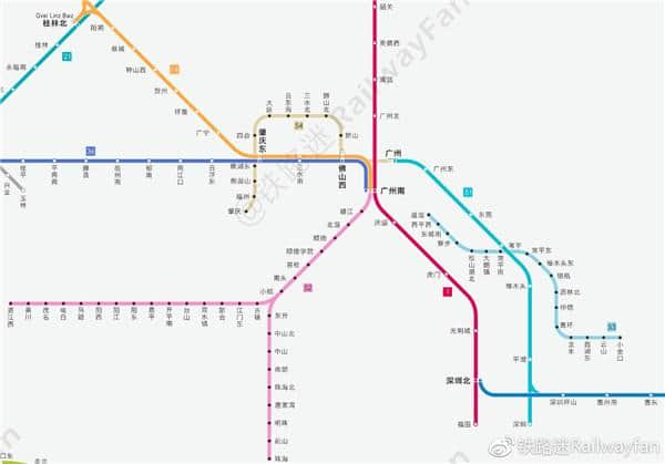 牛人自制最新版全国高铁路线图，一图在手，想走就走