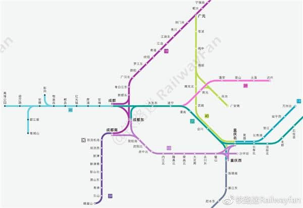 牛人自制最新版全国高铁路线图，一图在手，想走就走