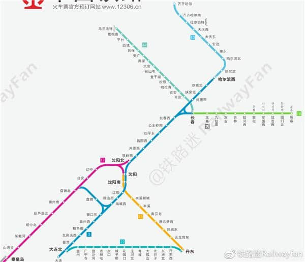 牛人自制最新版全国高铁路线图，一图在手，想走就走