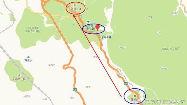 驶往八达岭的877路公交车——国庆长假北京八达岭长城自助游攻略