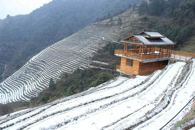 美翻了！龙胜各地雪纷飞