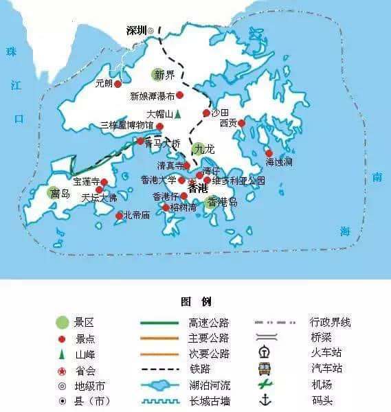 「收藏」全国旅游地图精简版，收在手机里很方便，你一定用得到！