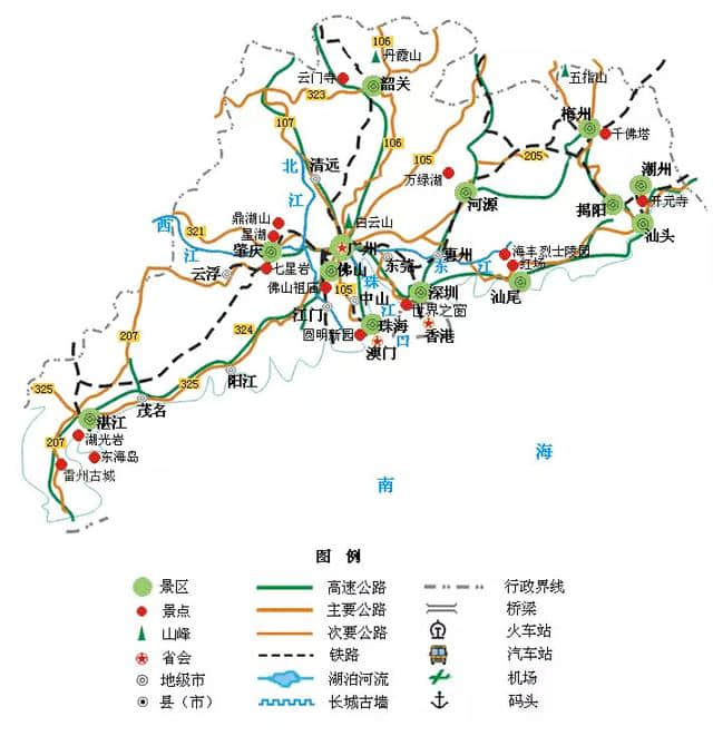 「收藏」全国旅游地图精简版，收在手机里很方便，你一定用得到！