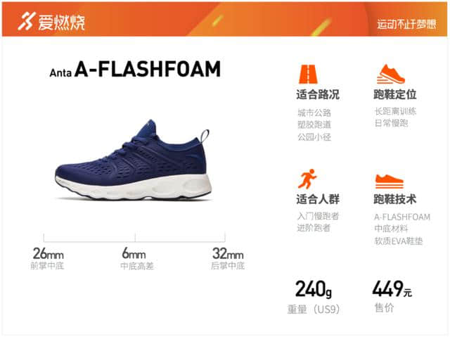 开箱 | 安踏A-FLASHFOAM跑鞋 春夏慢跑新选择