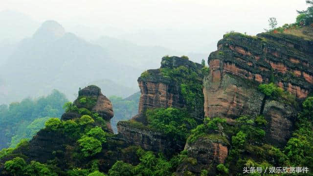 清新旅游，最美福建连城（冠豸山），客家神山