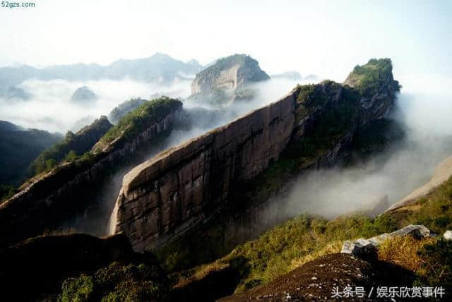 清新旅游，最美福建连城（冠豸山），客家神山