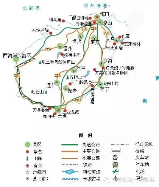 全国旅游地图细心整理：再也不怕找不到景点，吃不到美食了