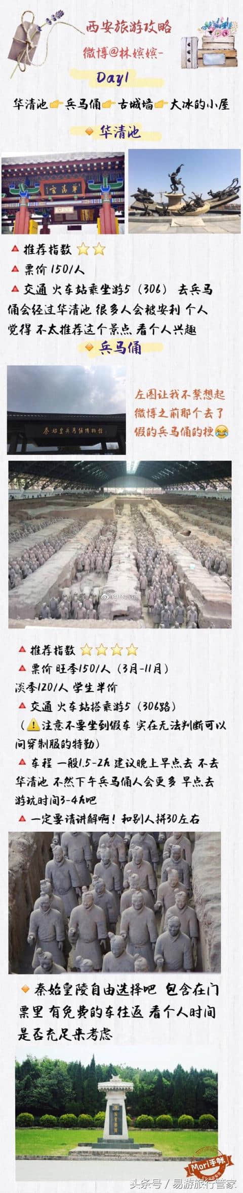 西安自由行 西安旅游攻略