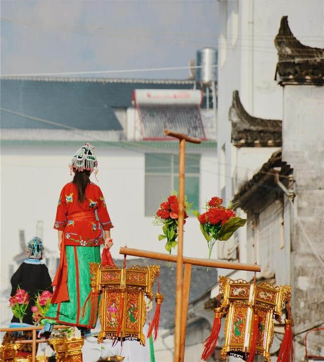 婺源民俗之美｜甲路抬阁