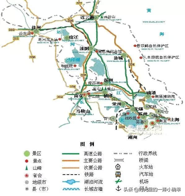 一份全国精简版的旅游地图，记得收藏在手机里，旅行时一定用得上