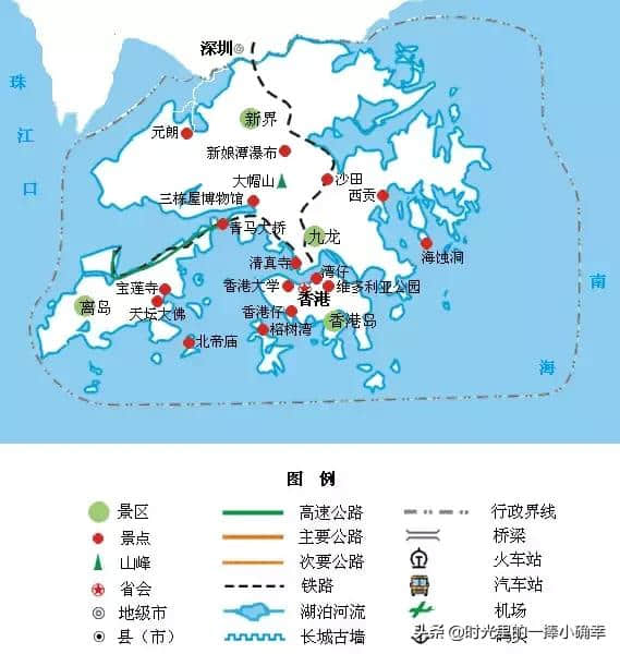 一份全国精简版的旅游地图，记得收藏在手机里，旅行时一定用得上