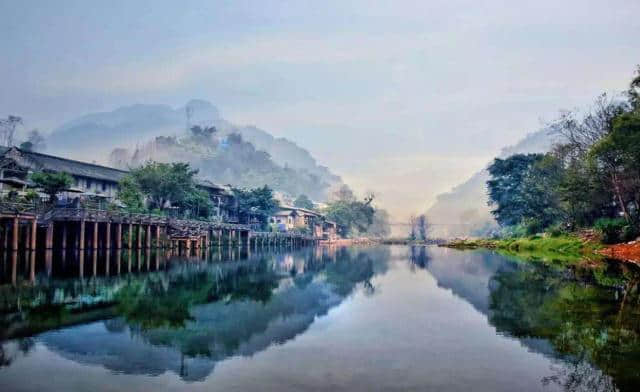 烟雨柳江，柳江古镇