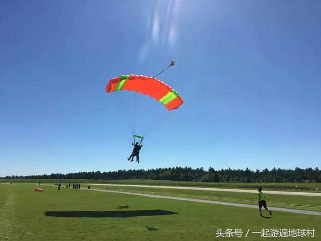 浙江安吉旅游攻略—体验飞机高空跳伞