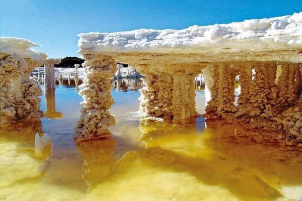 去青海格尔木盐湖旅游许多人不知道的天湖合一的奇观