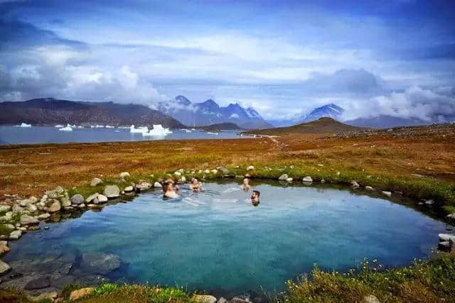 在北极的格陵兰泡个露天野温泉~