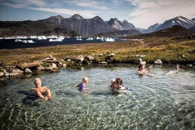 在北极的格陵兰泡个露天野温泉~