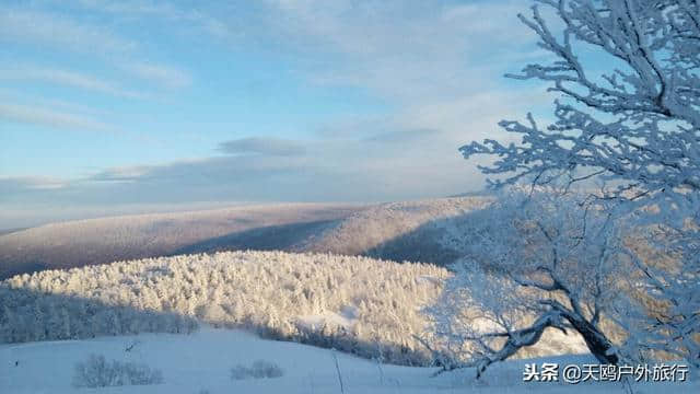 大秃顶子山，东方的阿尔卑斯山，俯瞰雪乡全貌