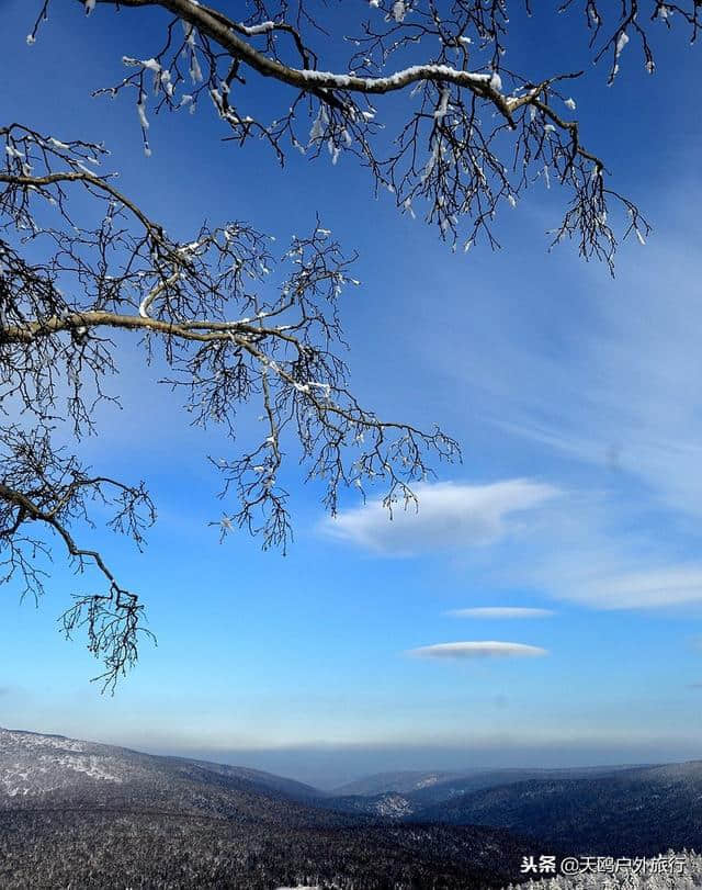 大秃顶子山，东方的阿尔卑斯山，俯瞰雪乡全貌