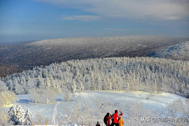 大秃顶子山，东方的阿尔卑斯山，俯瞰雪乡全貌