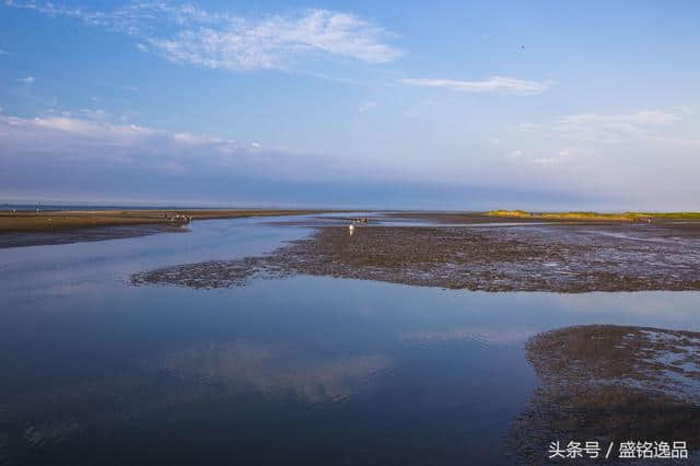 乐亭月坨岛上的小木屋——旅游风光