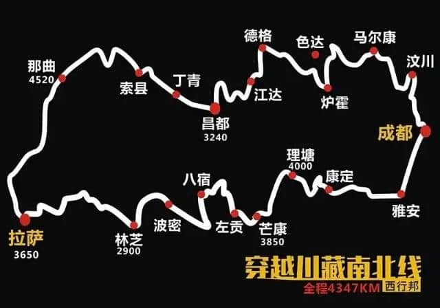 珍藏20幅经典的新疆、西藏、青海、川西、甘南旅游地图（精简版）