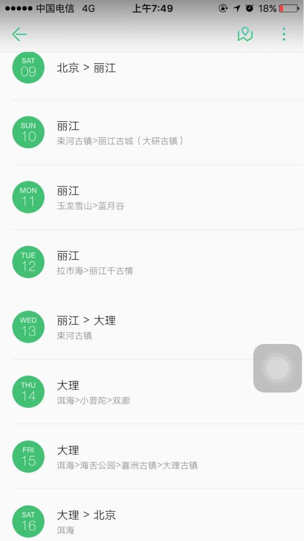 丽江+大理 7天7晚散漫游