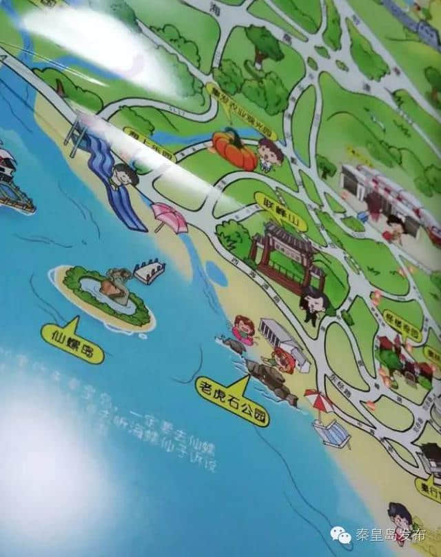 秦皇岛手绘旅游地图风靡朋友圈，真心卡哇伊