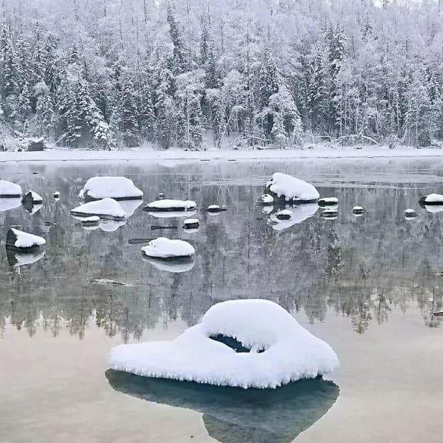 冬游喀纳斯｜这里的迷人雪色，美到连空气都被凝固了