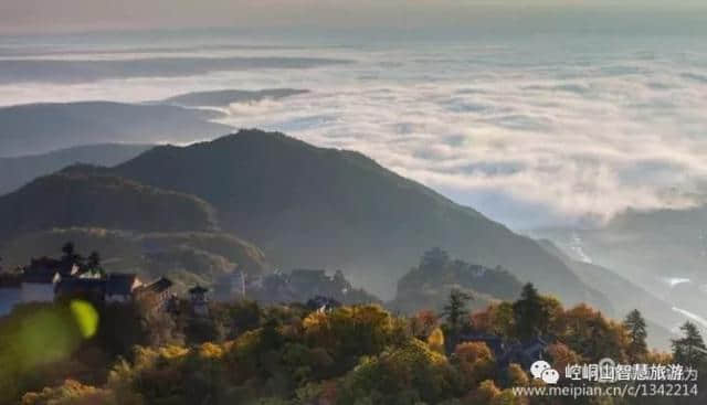 「旅游」崆峒山：仙山作舟云似海（高清崆峒秋色图）