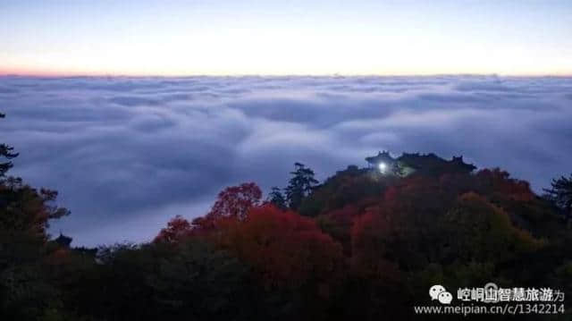 「旅游」崆峒山：仙山作舟云似海（高清崆峒秋色图）