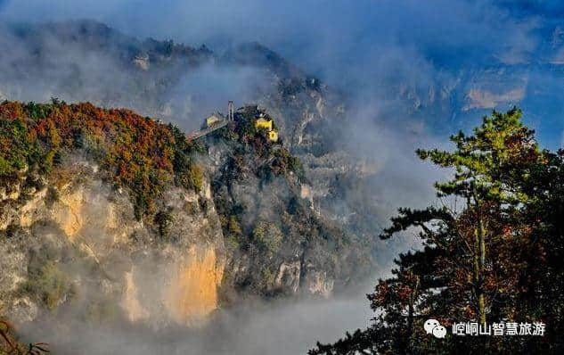 「旅游」崆峒山：仙山作舟云似海（高清崆峒秋色图）