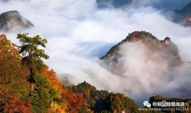 「旅游」崆峒山：仙山作舟云似海（高清崆峒秋色图）