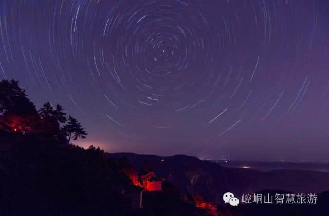 夜色中的崆峒山，竟然这般美！