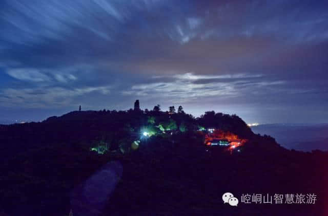 夜色中的崆峒山，竟然这般美！