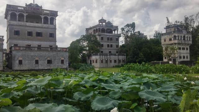 碉楼的走过，拍让子弹飞的地方，开平市旅游景点，广东行32