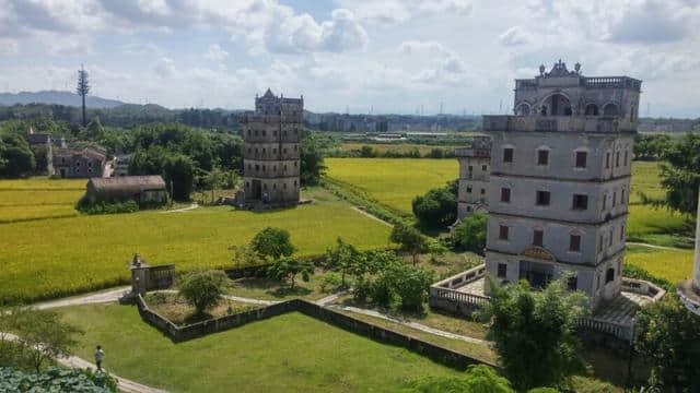 碉楼的走过，拍让子弹飞的地方，开平市旅游景点，广东行32